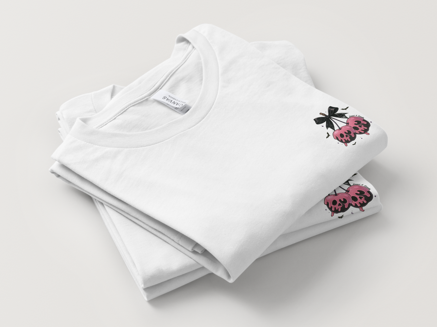 Sweet & Spooky Skull Cherry T-Shirt