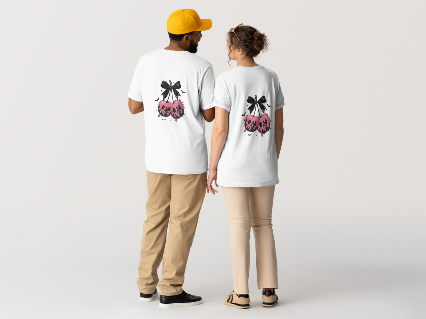 Sweet & Spooky Skull Cherry T-Shirt
